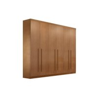 Guarda Roupa 6 Portas 4 Gavs Bahia Rufato Naturale