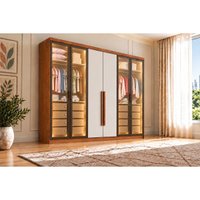 Guarda Roupa Modulado Solteiro 6 Ptas 4Vd 8G Linea Fendi N. Horizonte