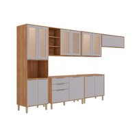 Kit Modulado 6 Peças Brilhante C566 Cinamomo/Platina MGM