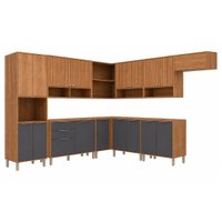 Kit Cozinha 10 Peças Divina C612 Cinamomo/Titanium MGM
