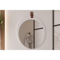 Espelho Quarto Casal Decorativo Lua Orgânico Branco MGM