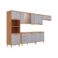 Kit Cozinha 6 Peças Elena CZ548 Cinamomo/Platina MGM