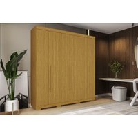 Guarda Roupa 6 Portas 3 Gavs Ágata ACP Cinamomo