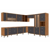Kit Cozinha 12 Peças Eloise C591 Cinamomo/Titanium MGM