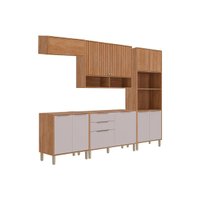Kit Cozinha 5 Peças Divina CZ618 Cinamomo/Off White MGM
