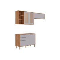 Kit Modulado 3 Peças Brilhante C569 Cinamomo/Platina MGM