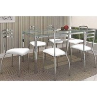 Mesa Cozinha Reno 150 + 6 Cad Portugal Cromado Kappesberg