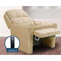 Poltrona Casal Reclinável MH 1216 Massagem Two Way Bege Herval