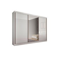 Guarda Roupa 3 Portas 1Esp 6G Natus N. Horizonte Neve