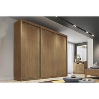Guarda Roupa 3 Portas 6G Diamond N. Horizonte Cinamom