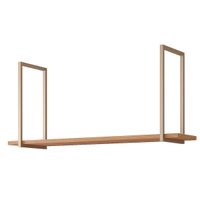 Prateleira Quarto Bebê Decorativa Bella Flutuante 125x36cm Cinamomo MGM