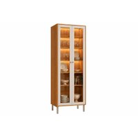 Paneleiro Cozinha Modulado Divina LED Reflecta 70cm Platina MGM