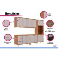 Kit Modulado 5 Peças Elena CZ546 Cinamomo/Platina MGM