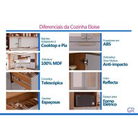 Kit Modulado 7 Peças Eloise CZ599 Cinamomo/Off White MGM