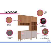 Kit Modulado 3 Peças Divina CZ614 Cinamomo/Off White MGM