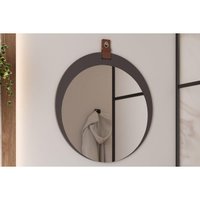 Espelho Quarto Solteiro Decorativo Lua Orgânico Titanium MGM
