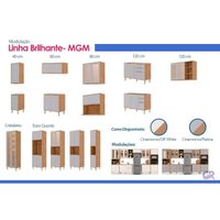 Kit Cozinha 3 Peças Brilhante C569 Off White MGM