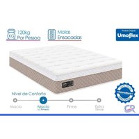 Colchão Queen Molas Ensacadas Umaflex New Londres Clean 158
