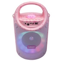 Caixa de som com microfone Letron Hello Kitty 60W rosa