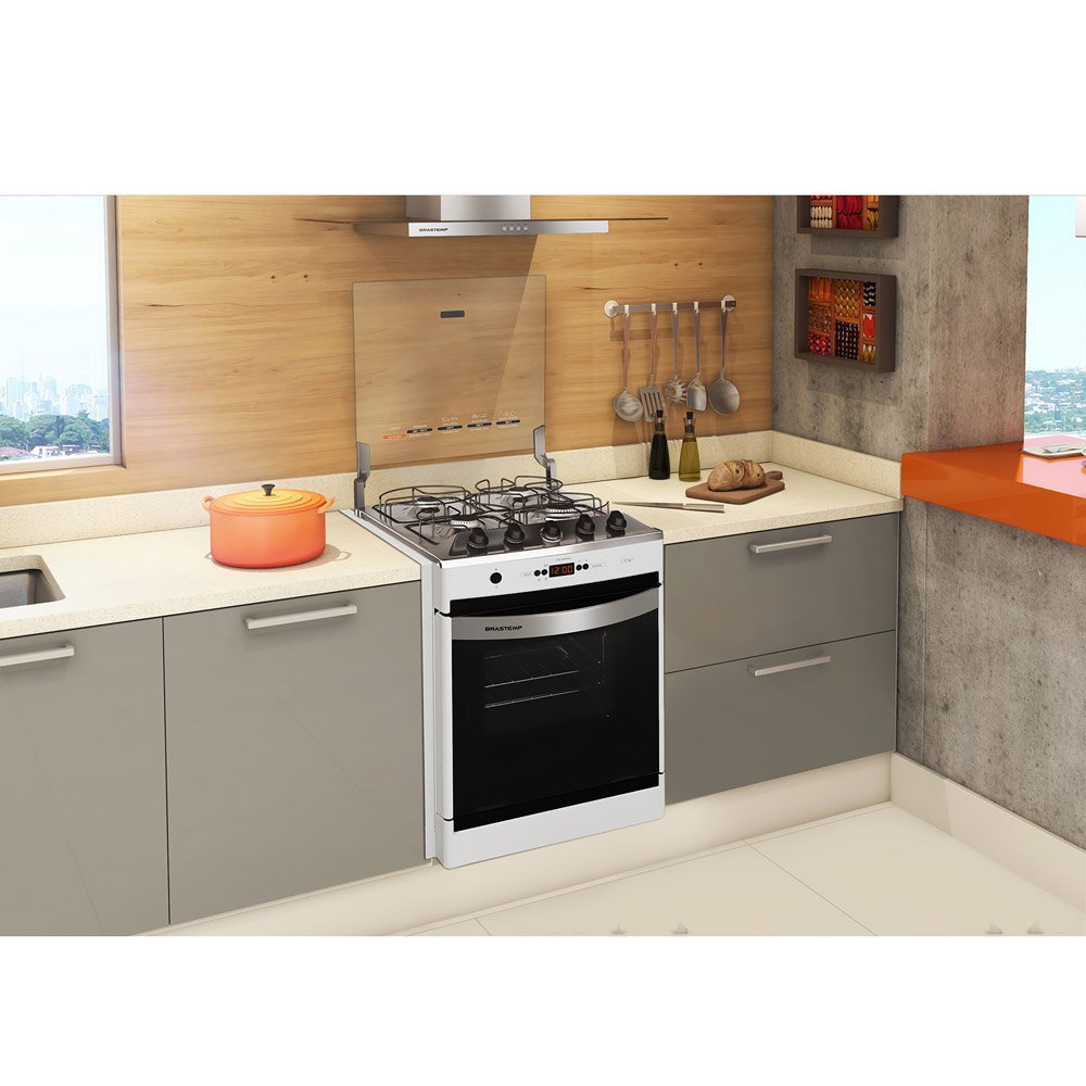 Cooktop 4 Bocas + Forno De Embutir A Gas Brastemp at Isabella Clubbe blog