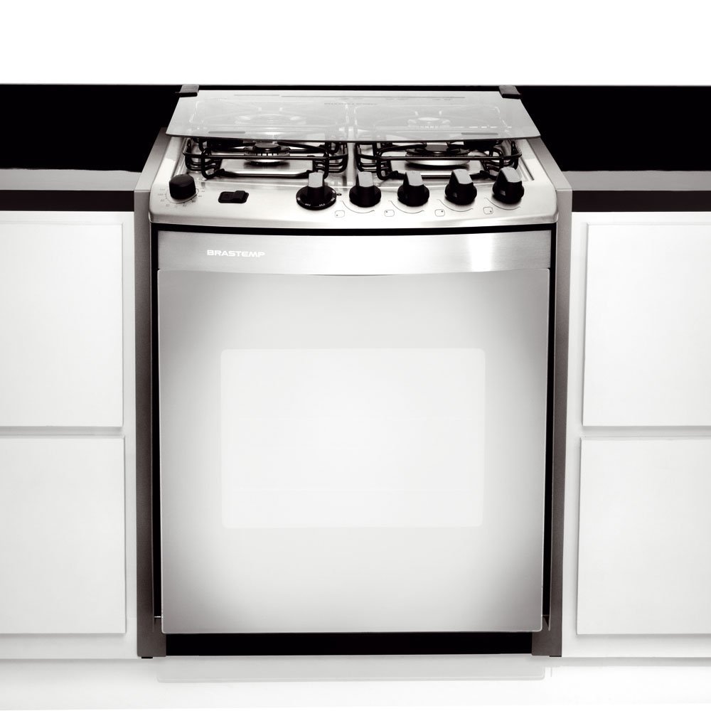 Fogão a Gás de Embutir Brastemp, 4 Bocas Colombo