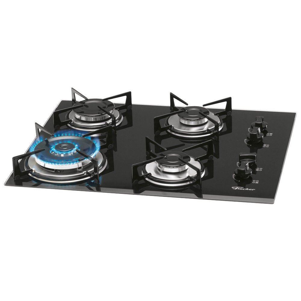Cooktop Fischer 4 Bocas,Tripla Chama 9788 Colombo