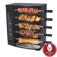 Churrasqueira Elétrica Rotativa Arke Vitta, 5 espetos - SMART-05