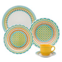 Aparelho de Jantar Oxford Floreal Bilro, 30 Peças - J164-6770