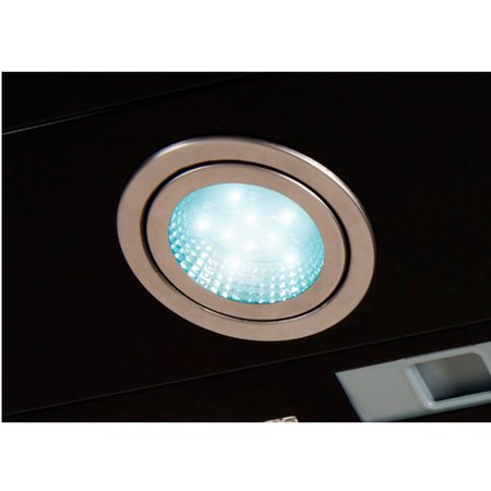 Coifa de Parede Nardelli 70 cm Vidro Curvo, Black - CVC70