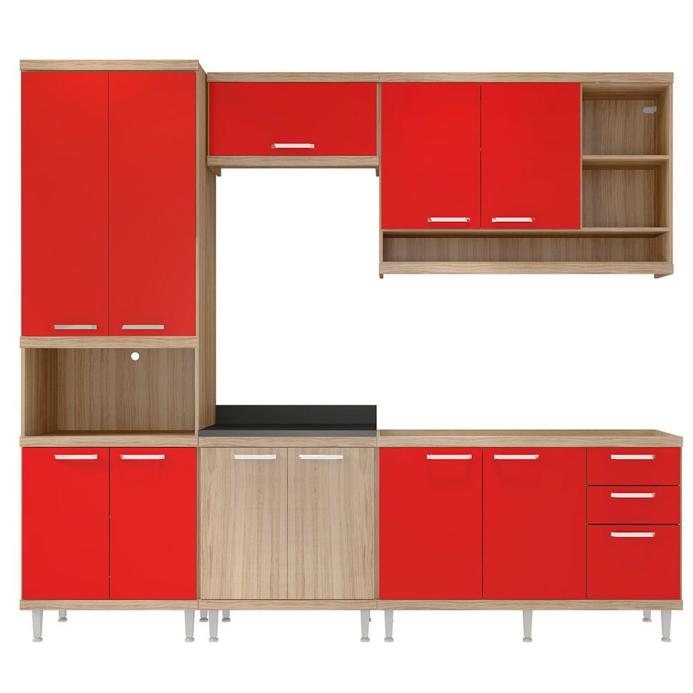 Cozinha Compacta Multim Veis Sic Lia Com Tampo 11 Porta 3 Gavetas Cozinha Compacta Multim Veis Sic Lia Com Tampo 11 Porta 3 Gavetas