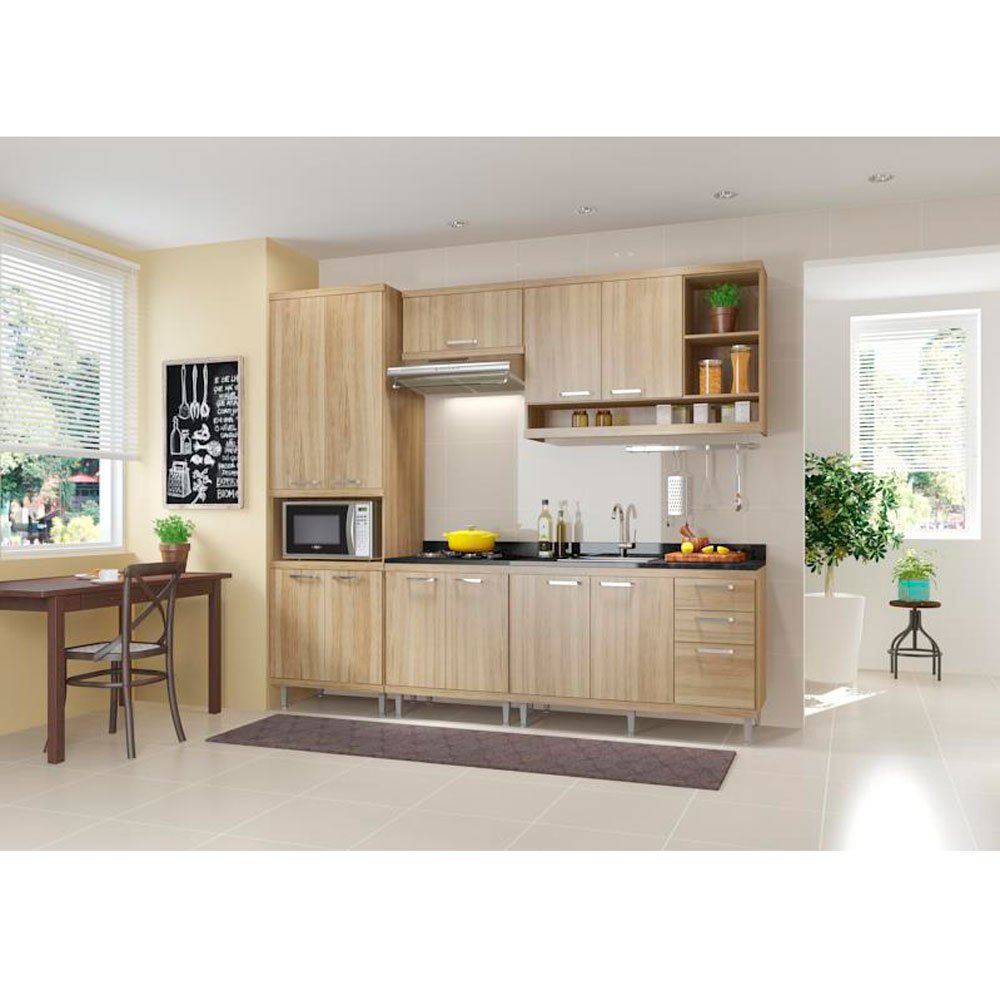 Cozinha Compacta Multim Veis Sic Lia Com Tampo 11 Porta 3 Gavetas Cozinha Compacta Multim Veis Sic Lia Com Tampo 11 Porta 3 Gavetas