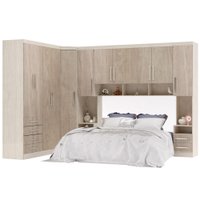 Quarto Compacto Eucamóveis Smart, 11 Portas, 8 Gavetas