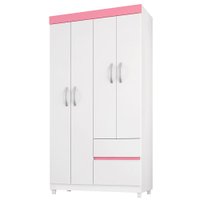 Guarda-Roupa / Roupeiro Demóbile Lotus, 4 Portas, 2 Gavetas - 42060