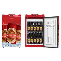 Cervejeira Venax, 1 Porta, 82 Litros, Controlador Touch, Vermelha - EXPM100