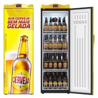 Cervejeira Venax, 1 Porta, 209 Litros, Controlador Touch, Amarela - EXPM200