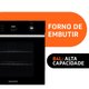 Forno Embutir Elétrico Brastemp 84L Preto c/ Convecção e Timer Touch - BOC84AE 