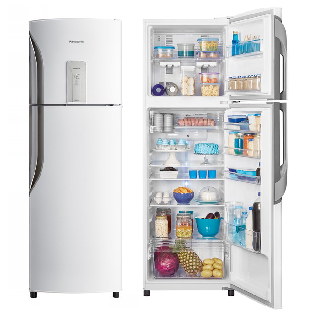 Refrigerador Geladeira Panasonic 2 Portas Frost Free 387l Branco