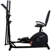 Bicicleta Ergométrica Horizontal e Elíptico Magnético Dream Energy Double