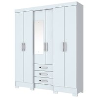 Guarda-Roupa / Roupeiro Henn, 6 Portas, 3 Gavetas - B23