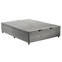 Base para Cama Box Casal com Baú S. Design para Colchão de 138 cm – 1400