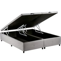 Base para Cama Box Casal King com Baú S. Design, para Colchão de 193 cm - 1900