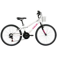 Bicicleta Caloi Ceci Aro 24 Rígida 21 Marchas - Branco