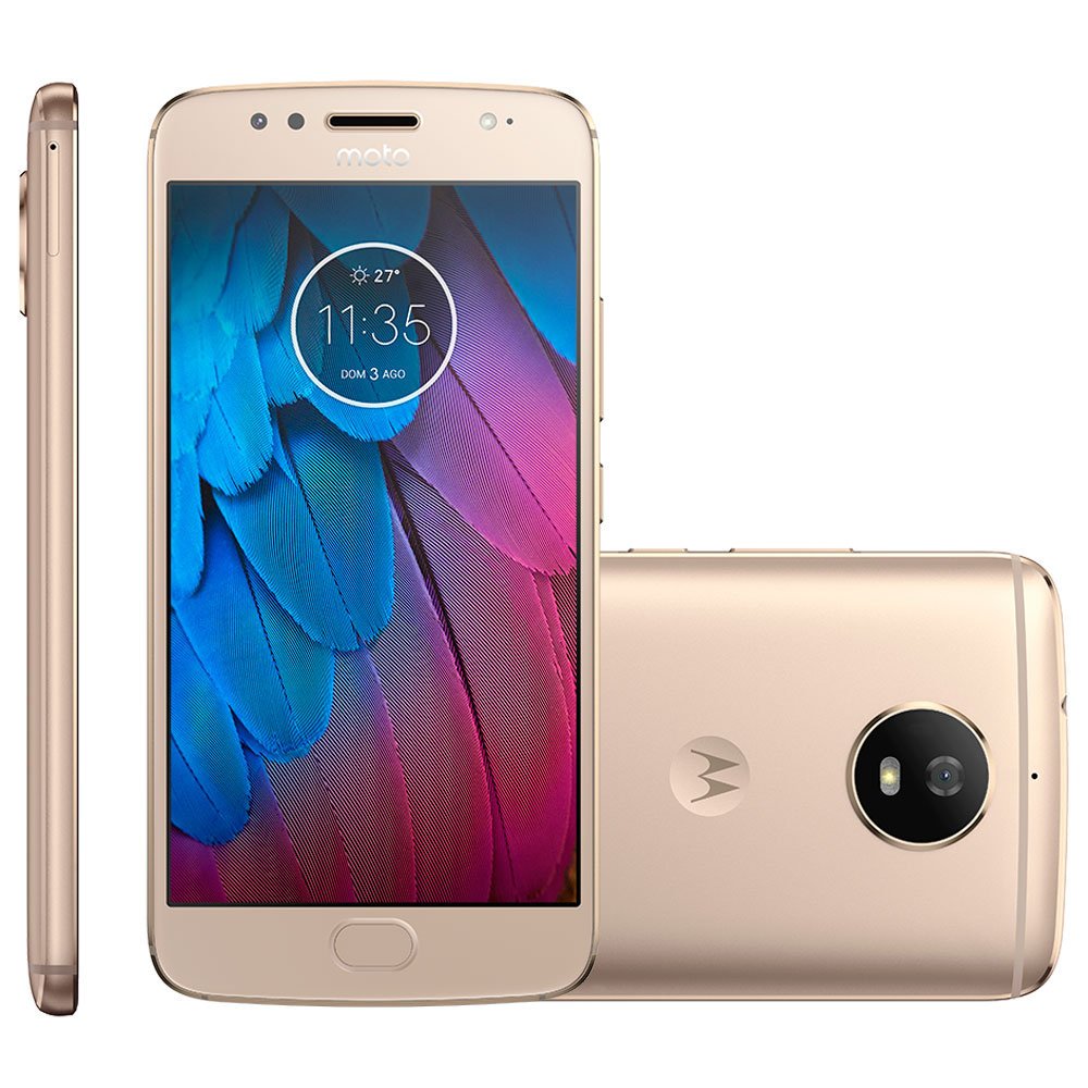 Smartphone Motorola Moto G5S, 32GB, Dual, 16MP, 4G, Ouro - XT1792 - Colombo