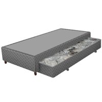 Base para Cama Box Solteiro Gazin New Fuji com Cama Auxiliar IN - 88x188
