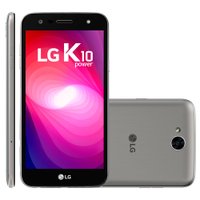 Smartphone LG K10 Power, Dual Chip, TV, 4G, 32GB, 13MP, Titânio - M320TV