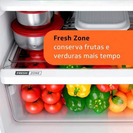 Geladeira / Refrigerador Brastemp Frost Free, 2 Portas, 400L, Evox - BRM54HK