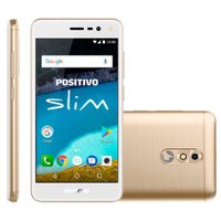 Smartphone Positivo Slim, Dual Chip, 8GB, 8MP, 3G, Dourado - S510