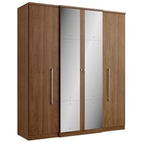 Guarda-Roupa / Roupeiro THB Splendore Plus Glass, 4 Portas, 2 Gavetas