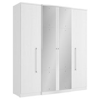 Guarda-Roupa / Roupeiro THB Splendore Plus Glass, 4 Portas, 2 Gavetas
