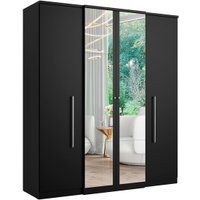 Guarda-Roupa / Roupeiro THB Splendore Plus Glass, 4 Portas, 2 Gavetas